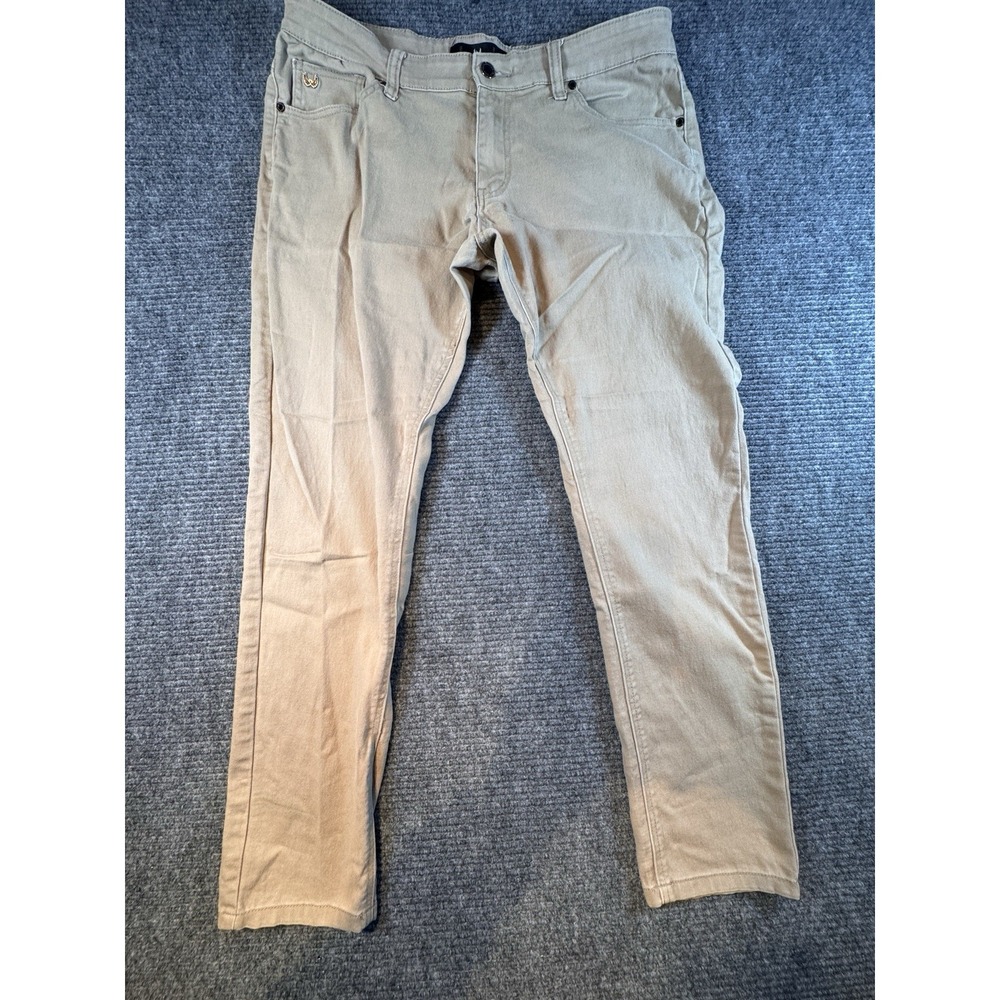 Nick Danger Pants Mens 36x32 Khaki Beige‎ Slim Fit Casual